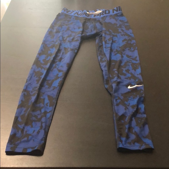 nike blue camo pants